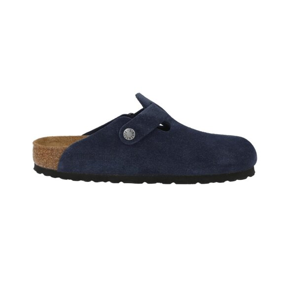 Birkenstock Boston Soft Footbed Unisex Suede Clog - New Navy main image 4